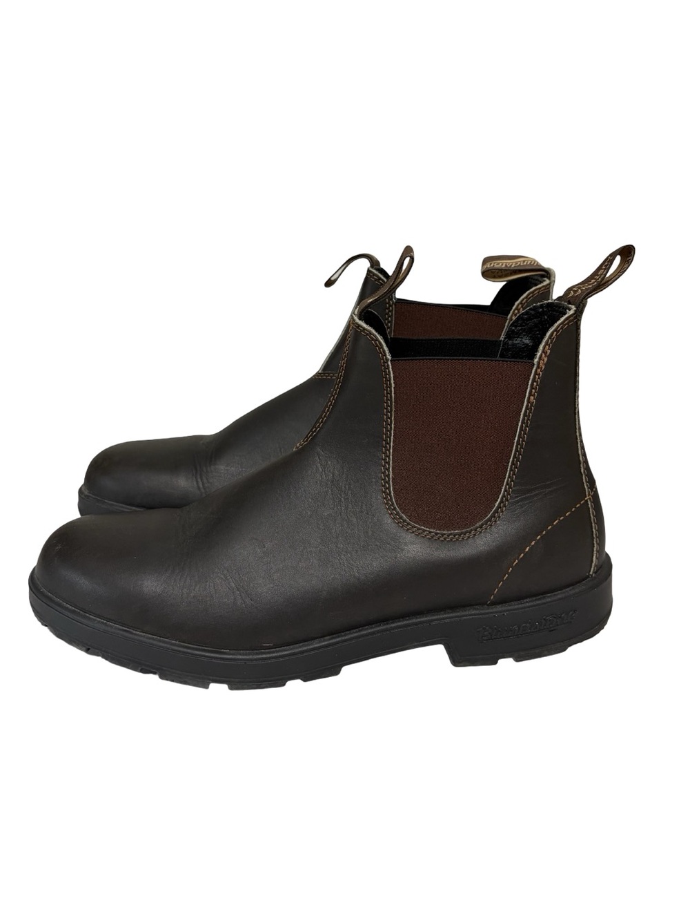 Blundstone Men’s Originals 500 Stout Brown Leather Chelsea Boots - Size AU 12